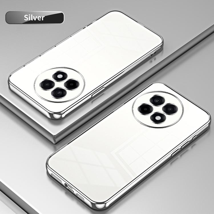 For OnePlus Ace 5 / 13R Transparent Plating Fine Hole Phone Case