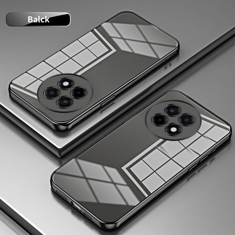 For OnePlus Ace 5 / 13R Transparent Plating Fine Hole Phone Case