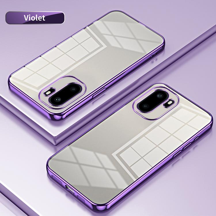 For OnePlus Ace 6 / Ace 6T / 15R Transparent Plating Fine Hole Phone Case