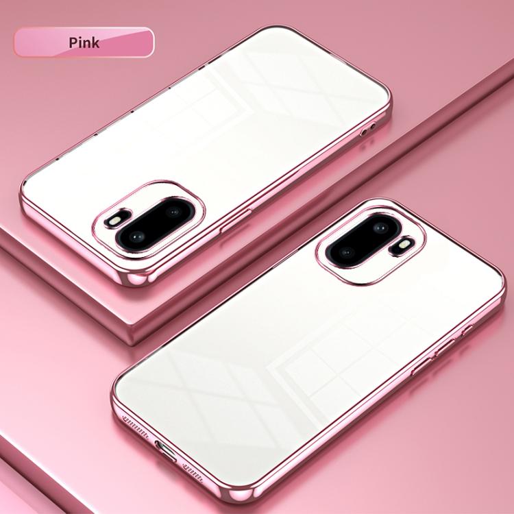 For OnePlus Ace 6 / Ace 6T / 15R Transparent Plating Fine Hole Phone Case