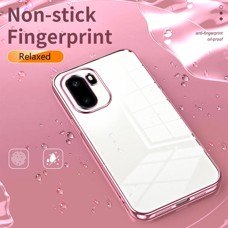 For OnePlus Ace 6 / Ace 6T / 15R Transparent Plating Fine Hole Phone Case