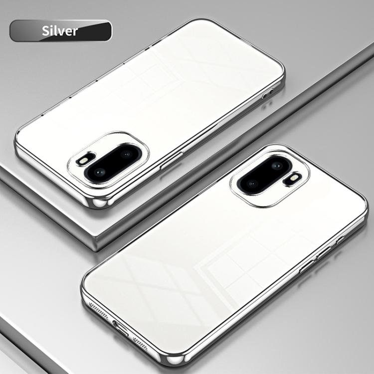For OnePlus Ace 6 / Ace 6T / 15R Transparent Plating Fine Hole Phone Case