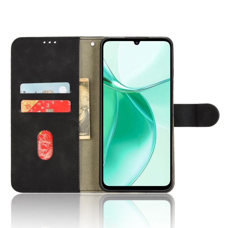 For ZTE Blade A35e 4G Skin Feel Magnetic Flip Leather Phone Case