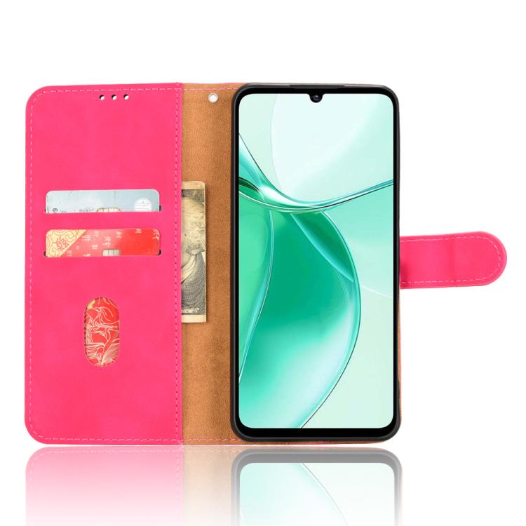 For ZTE Blade A35e 4G Skin Feel Magnetic Flip Leather Phone Case