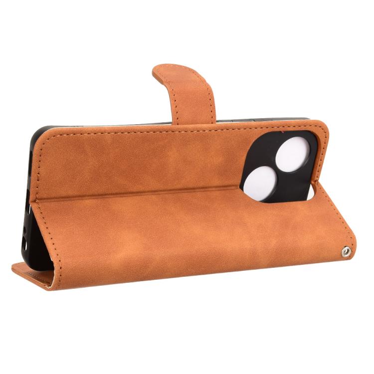 For ZTE Blade A35e 4G Skin Feel Magnetic Flip Leather Phone Case