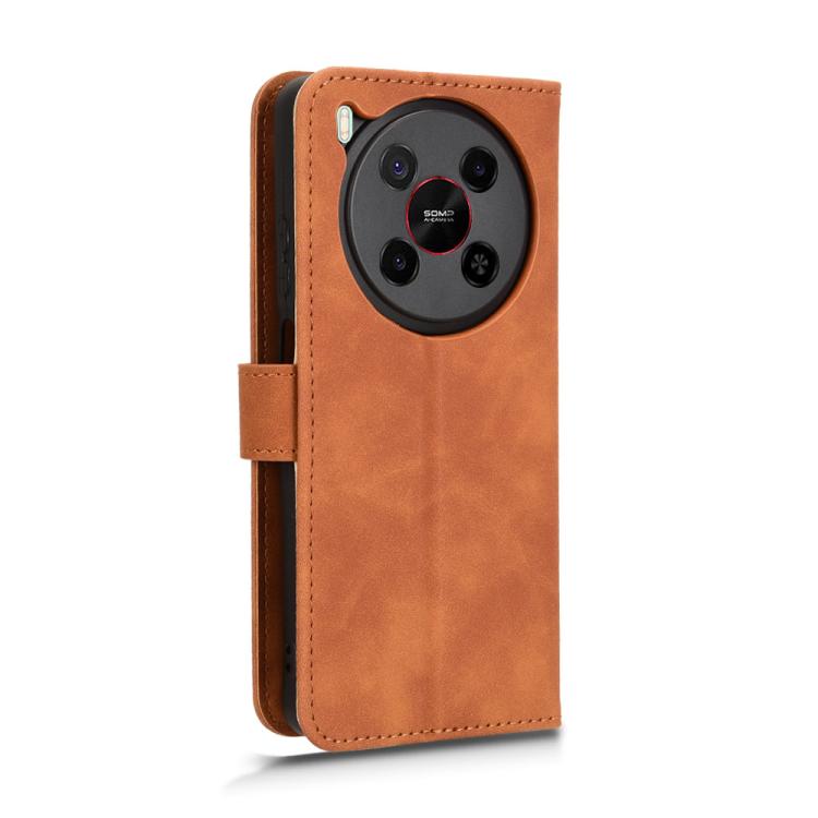 For ZTE Blade V70 Max Skin Feel Magnetic Flip Leather Phone Case