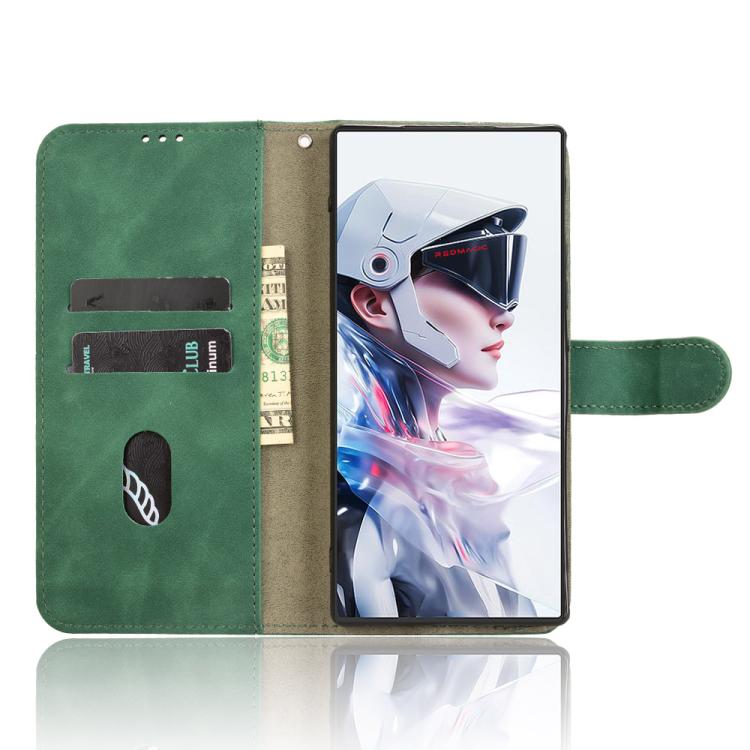 For ZTE nubia Red Magic 10 Air Skin Feel Magnetic Flip Leather Phone Case