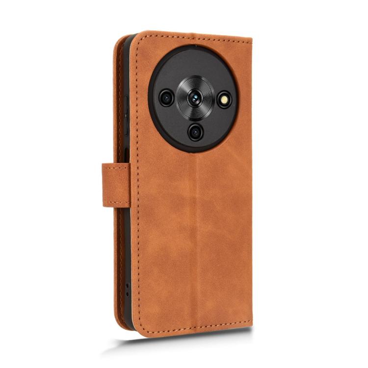 For ZTE Blade A76 5G Skin Feel Magnetic Flip Leather Phone Case