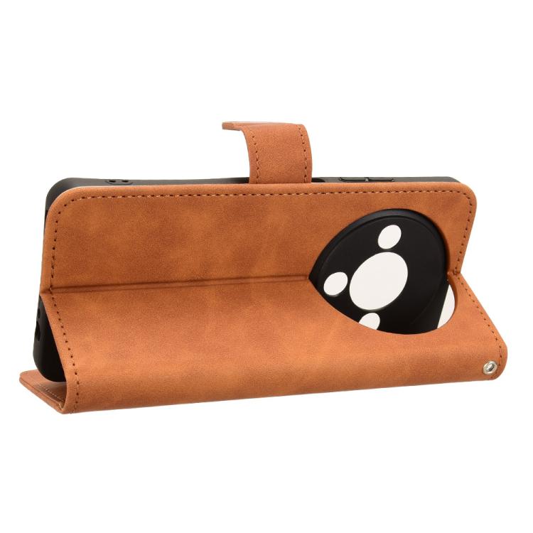 For ZTE Blade A76 5G Skin Feel Magnetic Flip Leather Phone Case