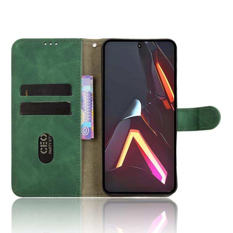 For ZTE nubia Neo 3 GT 5G Skin Feel Magnetic Flip Leather Phone Case