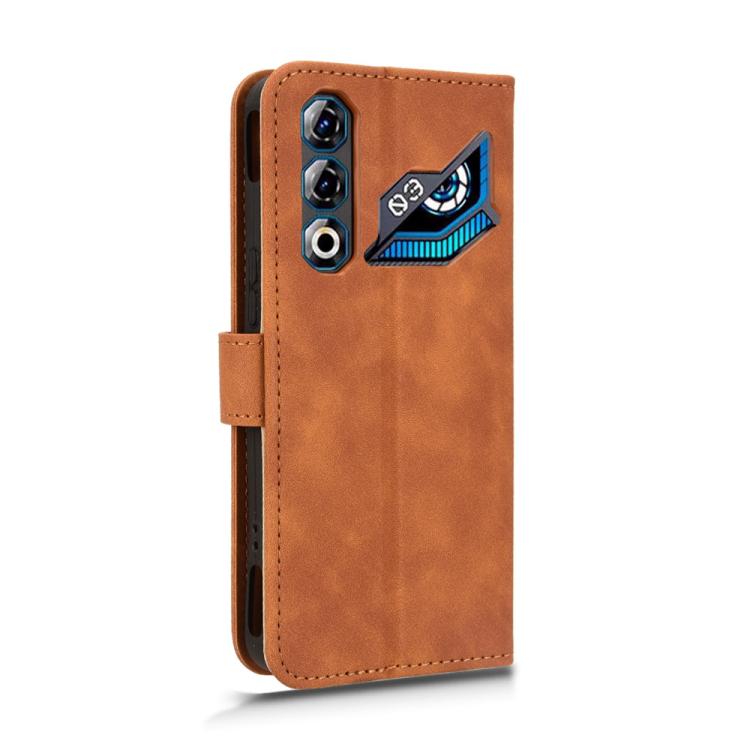 For ZTE nubia Neo 3 GT 5G Skin Feel Magnetic Flip Leather Phone Case
