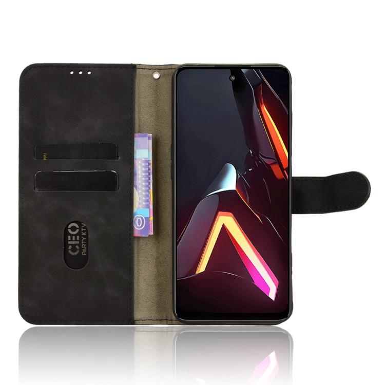 For ZTE nubia Neo 3 Skin Feel Magnetic Flip Leather Phone Case