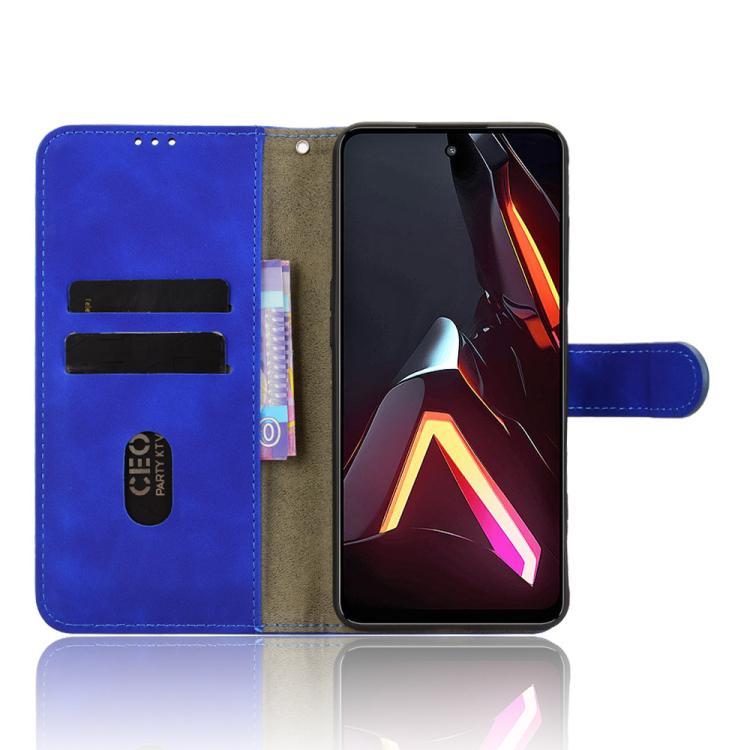 For ZTE nubia Neo 3 Skin Feel Magnetic Flip Leather Phone Case