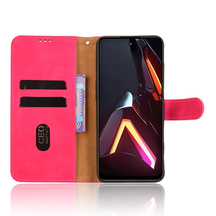 For ZTE nubia Neo 3 Skin Feel Magnetic Flip Leather Phone Case