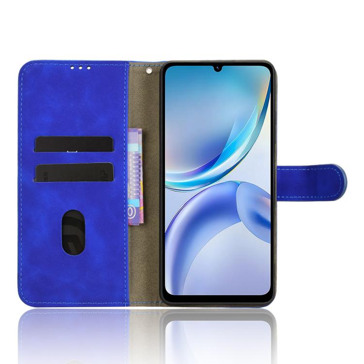 For ZTE Blade A36 4G Skin Feel Magnetic Flip Leather Phone Case