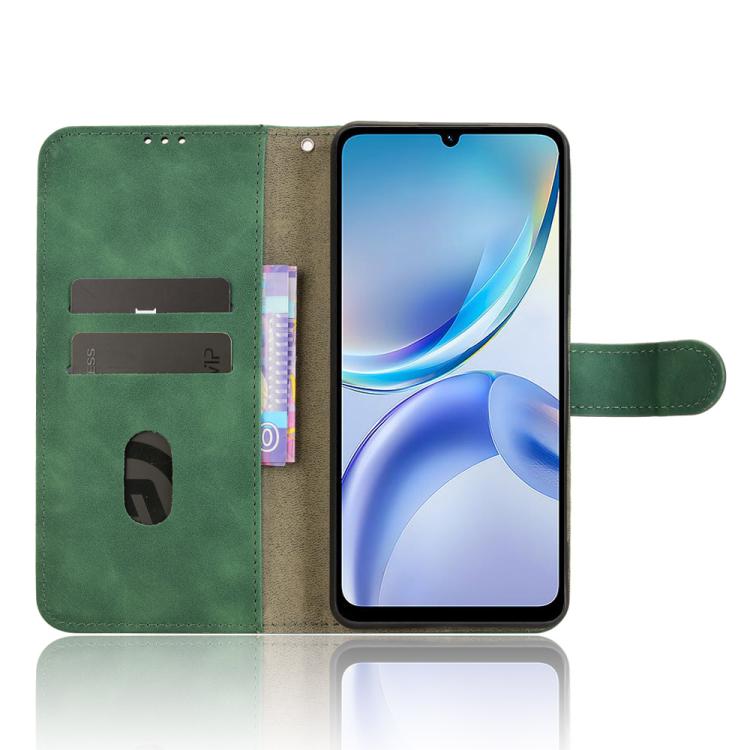 For ZTE Blade A36 4G Skin Feel Magnetic Flip Leather Phone Case