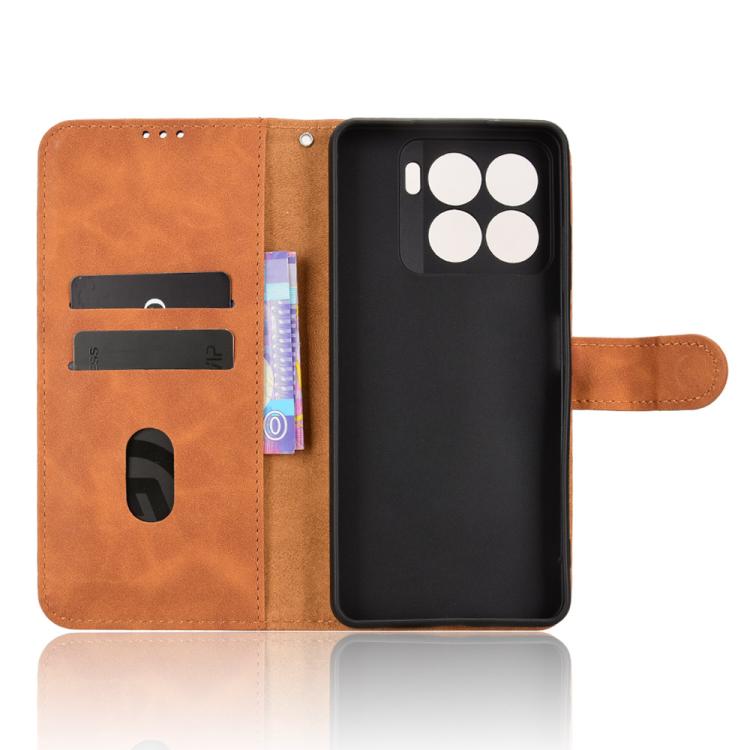 For ZTE Blade A56 4G Skin Feel Magnetic Flip Leather Phone Case