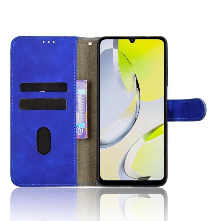 For ZTE Blade A76 4G Skin Feel Magnetic Flip Leather Phone Case