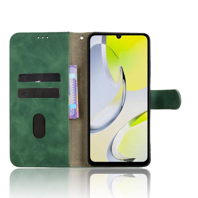 For ZTE Blade A76 4G Skin Feel Magnetic Flip Leather Phone Case
