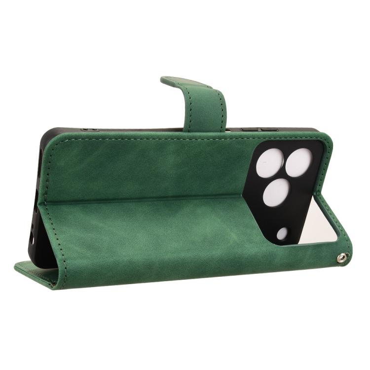 For ZTE Blade A76 4G Skin Feel Magnetic Flip Leather Phone Case