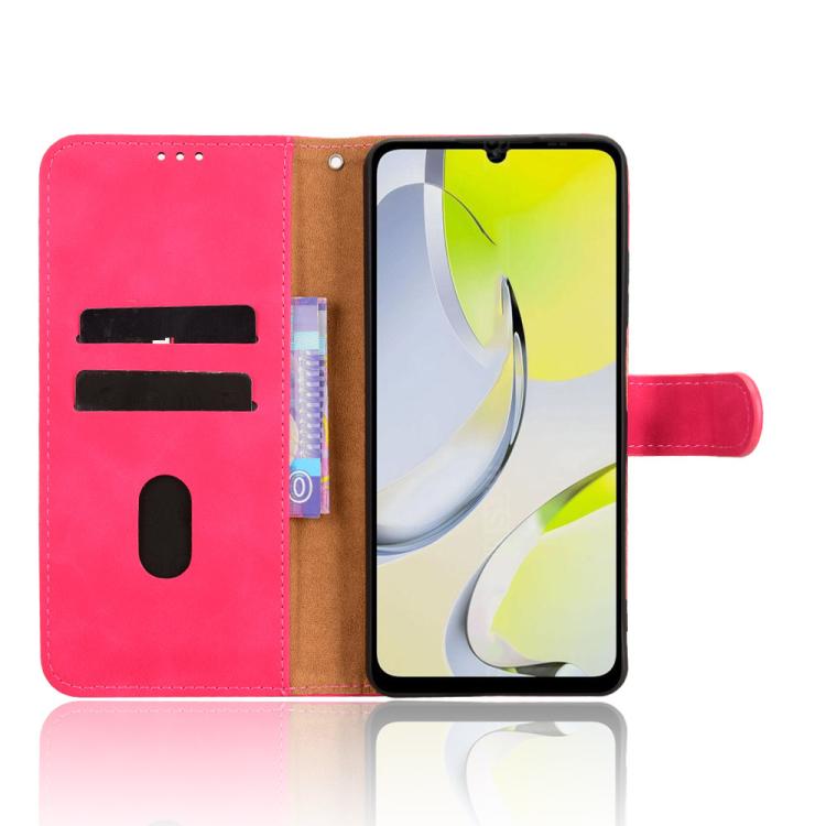 For ZTE Blade A76 4G Skin Feel Magnetic Flip Leather Phone Case