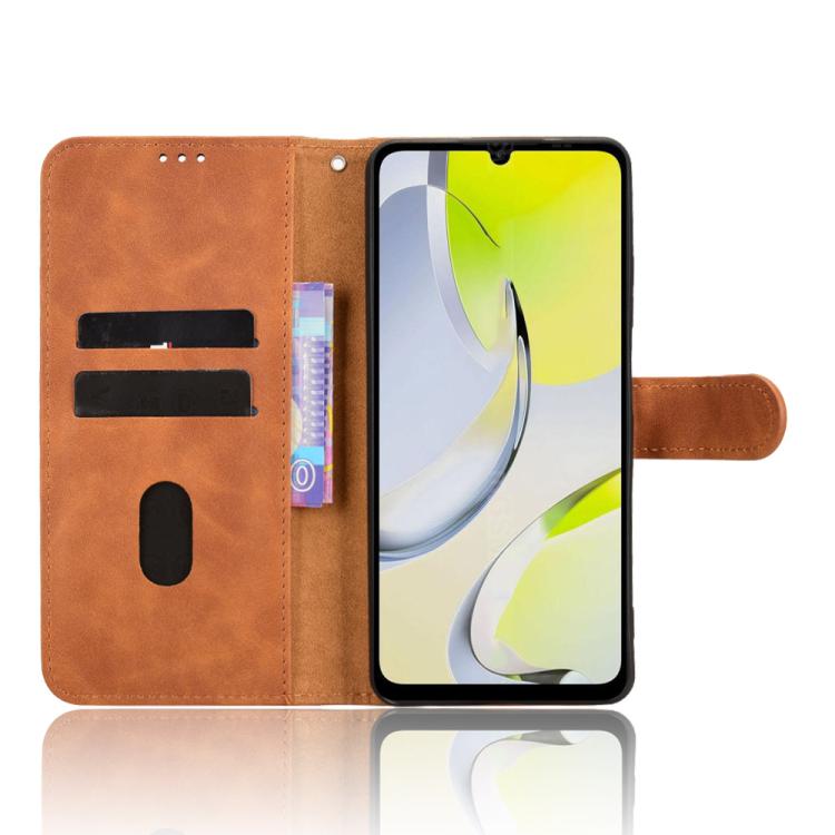 For ZTE Blade A76 4G Skin Feel Magnetic Flip Leather Phone Case