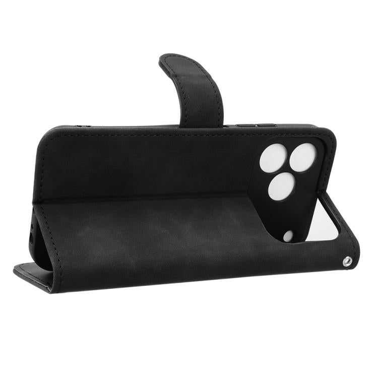 For ZTE nubia V80 Design Skin Feel Magnetic Flip Leather Phone Case
