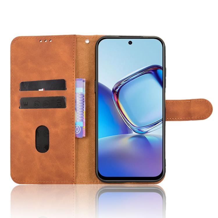For ZTE nubia V80 Design Skin Feel Magnetic Flip Leather Phone Case