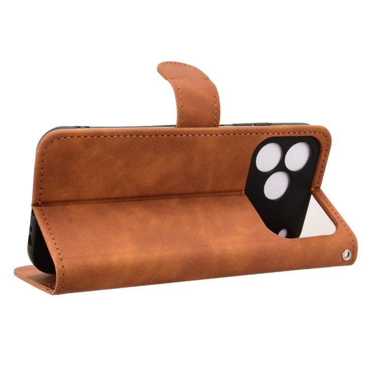 For ZTE nubia V80 Design Skin Feel Magnetic Flip Leather Phone Case