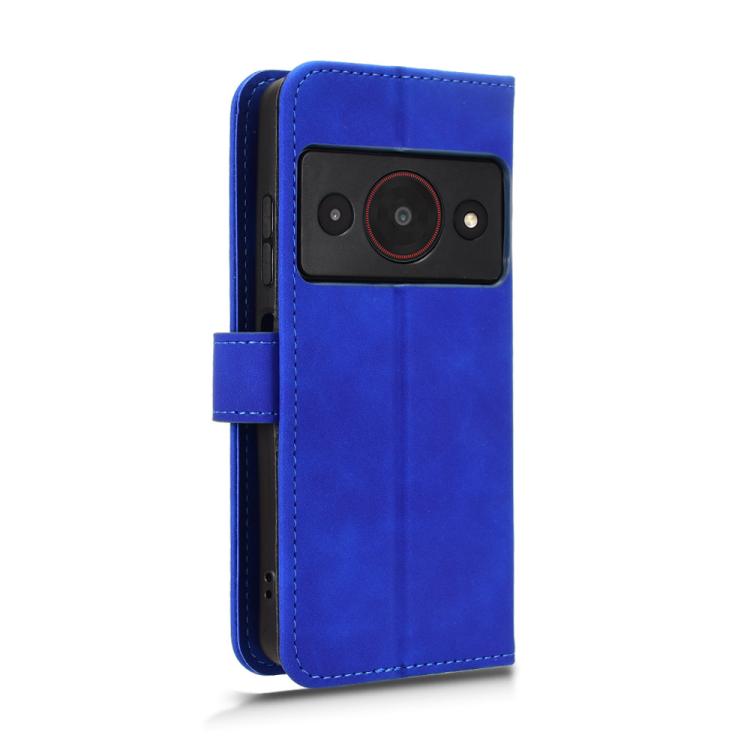 For ZTE A75 Pro / Telstra T-Elite 5G Skin Feel Magnetic Flip Leather Phone Case