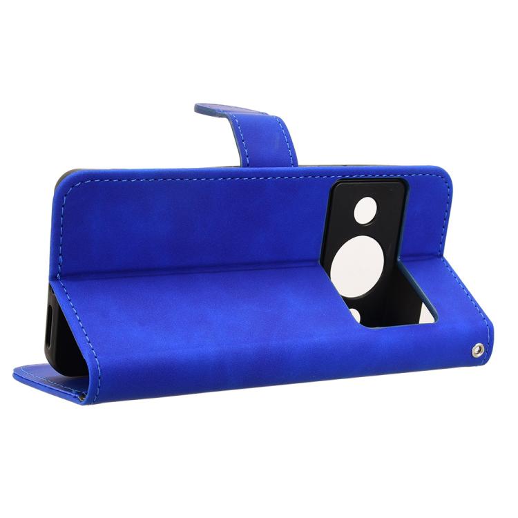 For ZTE A75 Pro / Telstra T-Elite 5G Skin Feel Magnetic Flip Leather Phone Case