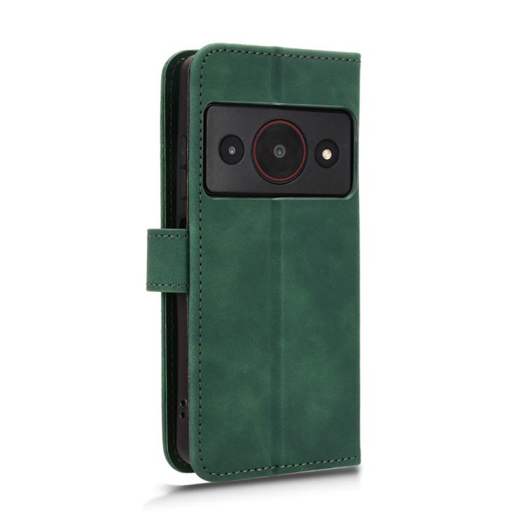 For ZTE A75 Pro / Telstra T-Elite 5G Skin Feel Magnetic Flip Leather Phone Case
