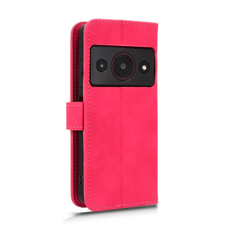 For ZTE A75 Pro / Telstra T-Elite 5G Skin Feel Magnetic Flip Leather Phone Case