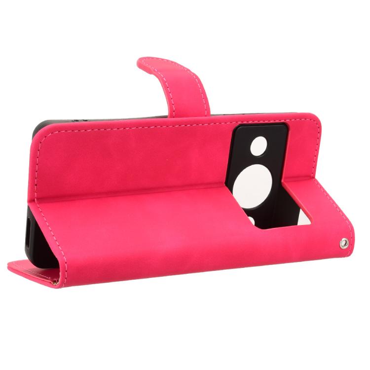 For ZTE A75 Pro / Telstra T-Elite 5G Skin Feel Magnetic Flip Leather Phone Case
