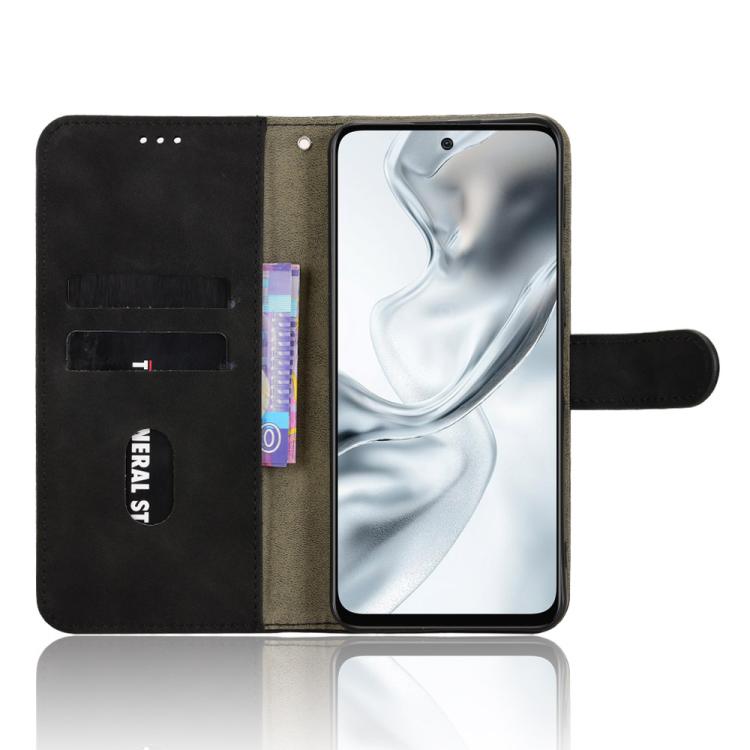 For ZTE nubia S2 A502ZT Skin Feel Magnetic Flip Leather Phone Case