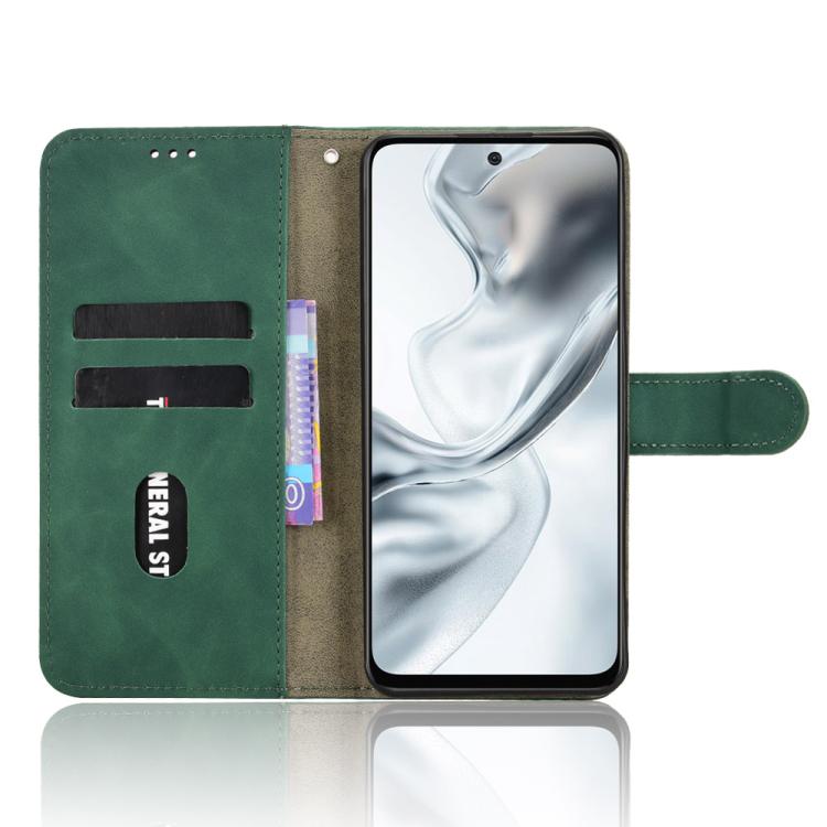 For ZTE nubia S2 A502ZT Skin Feel Magnetic Flip Leather Phone Case