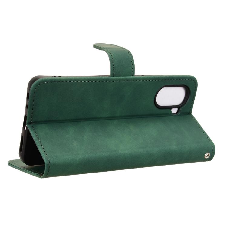 For ZTE nubia S2 A502ZT Skin Feel Magnetic Flip Leather Phone Case