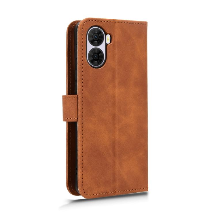 For ZTE nubia S2 A502ZT Skin Feel Magnetic Flip Leather Phone Case