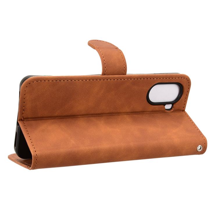 For ZTE nubia S2 A502ZT Skin Feel Magnetic Flip Leather Phone Case