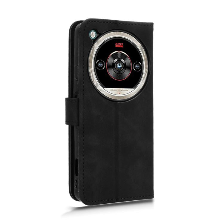 For ZTE nubia Focus 2 Ultra 5G Skin Feel Magnetic Flip Leather Phone Case