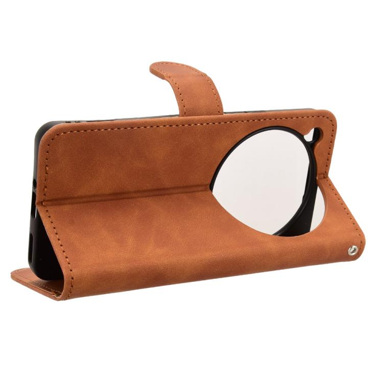 For ZTE nubia Focus 2 Ultra 5G Skin Feel Magnetic Flip Leather Phone Case