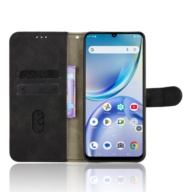 For ZTE Optus X Value 5G Skin Feel Magnetic Flip Leather Phone Case