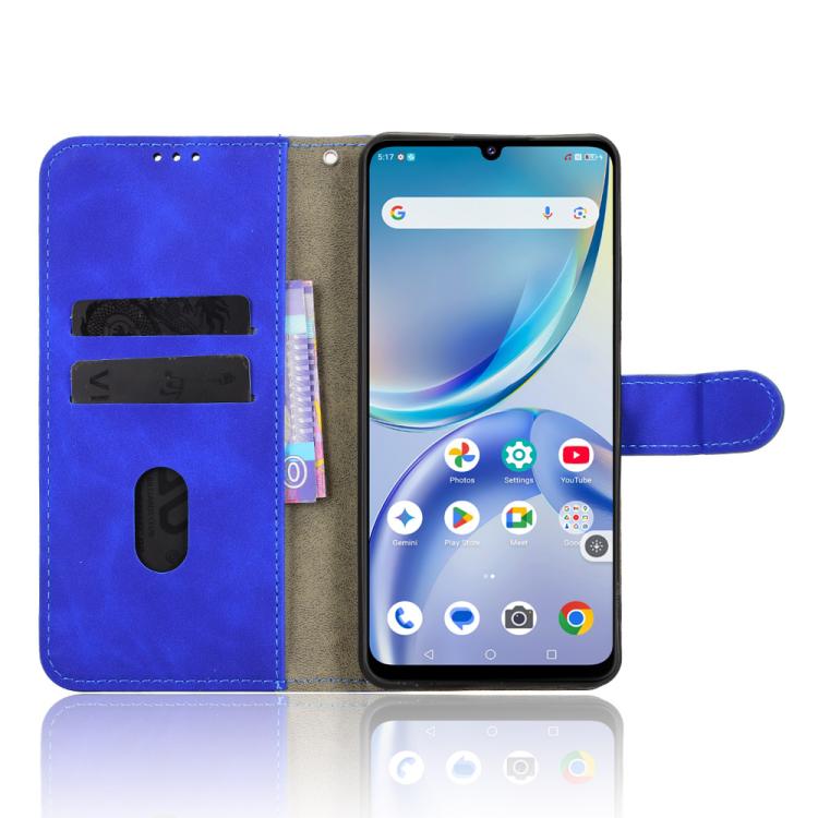 For ZTE Optus X Value 5G Skin Feel Magnetic Flip Leather Phone Case