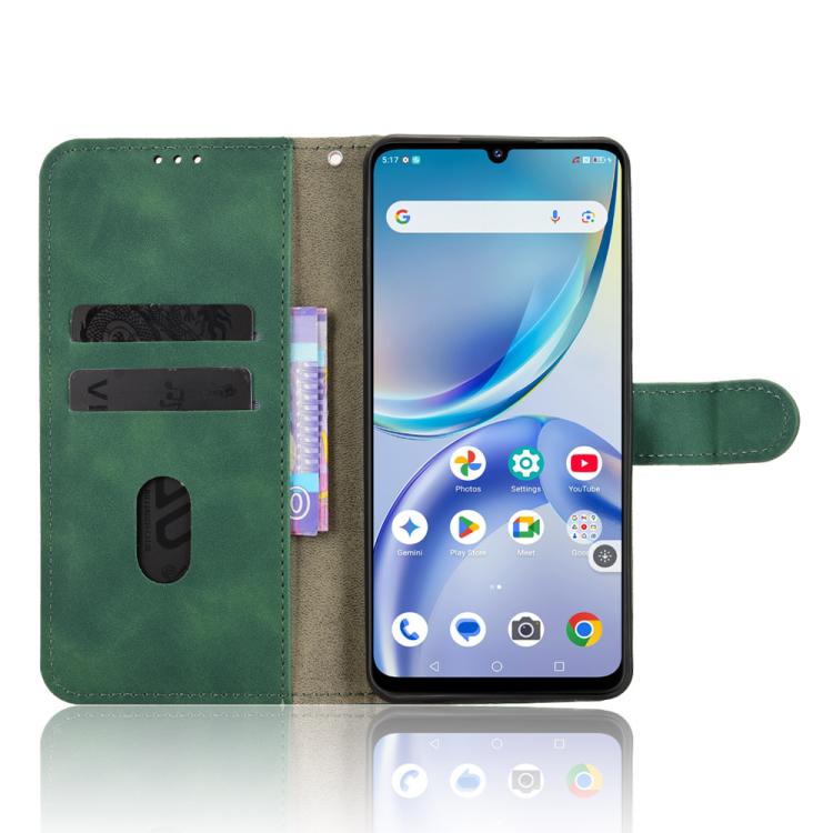 For ZTE Optus X Value 5G Skin Feel Magnetic Flip Leather Phone Case