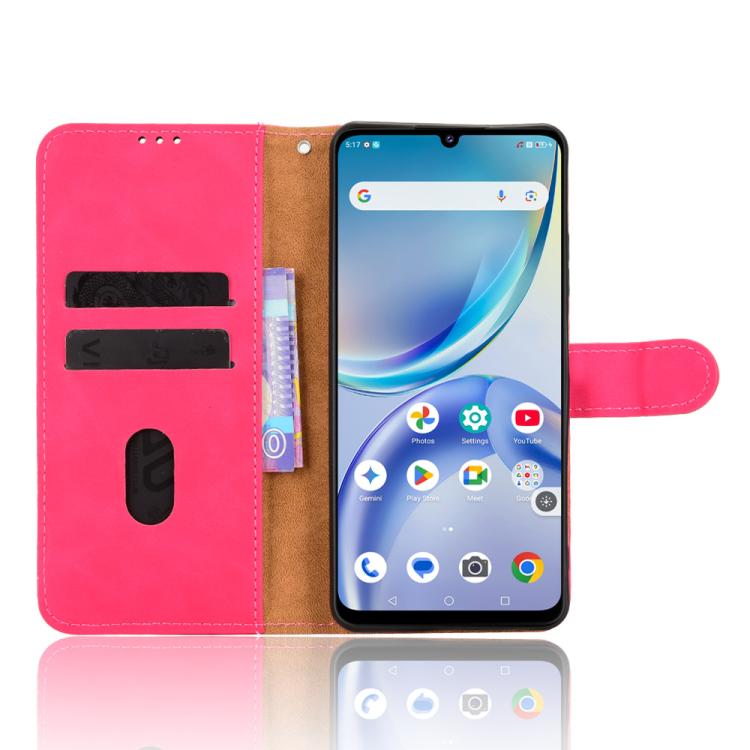 For ZTE Optus X Value 5G Skin Feel Magnetic Flip Leather Phone Case