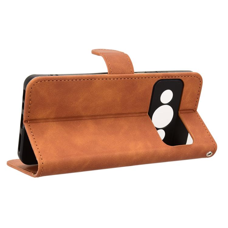 For ZTE Optus X Value 5G Skin Feel Magnetic Flip Leather Phone Case