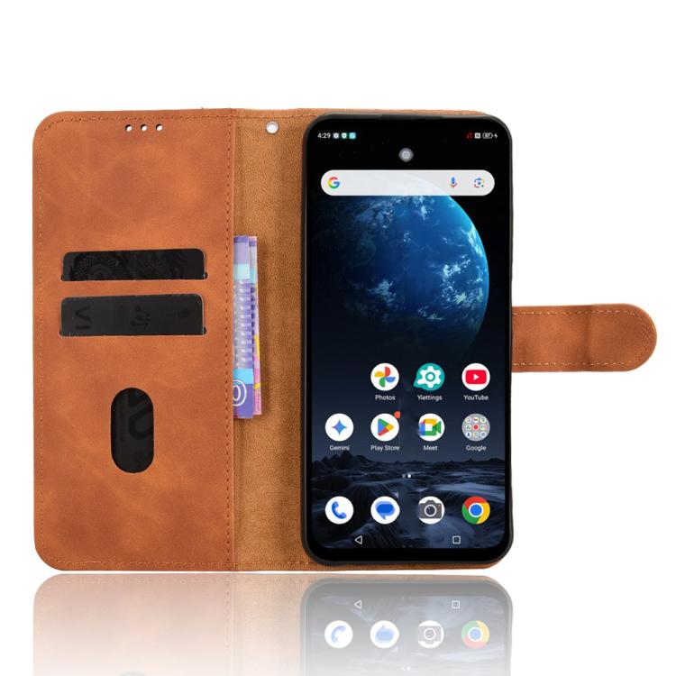 For ZTE Optus X Pro 2 5G Skin Feel Magnetic Flip Leather Phone Case