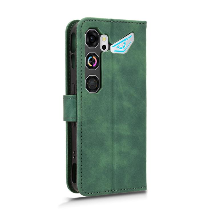 For ZTE nubia Neo 5 GT 5G Skin Feel Magnetic Flip Leather Phone Case