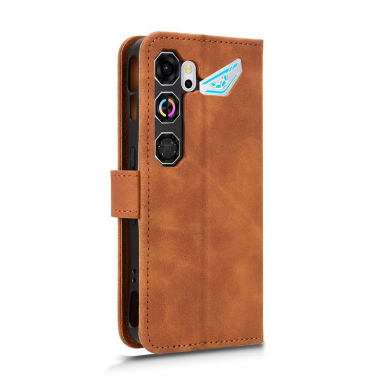 For ZTE nubia Neo 5 GT 5G Skin Feel Magnetic Flip Leather Phone Case