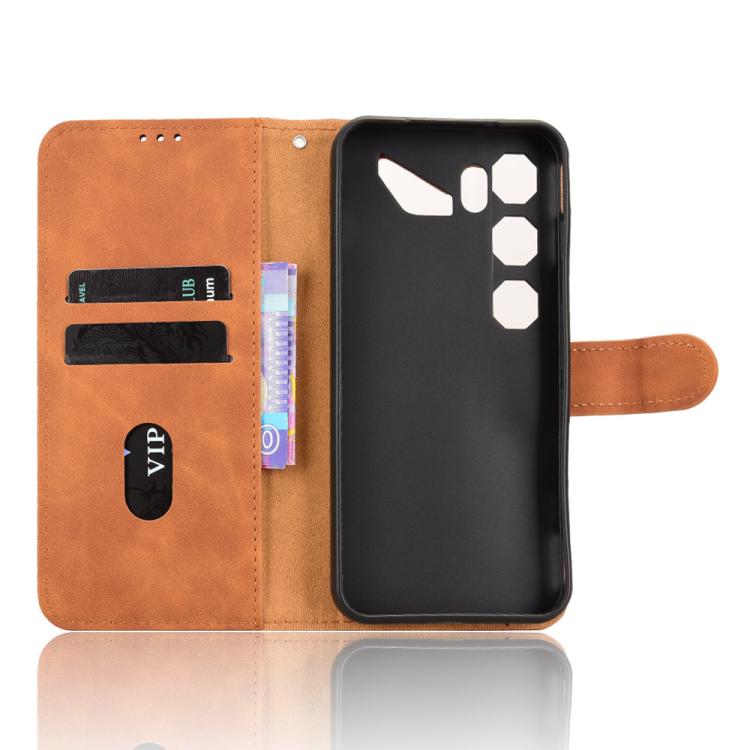 For ZTE nubia Neo 5 GT 5G Skin Feel Magnetic Flip Leather Phone Case